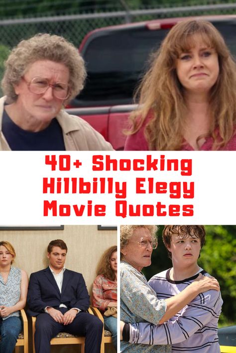 Here are 40+ of my favorites and most shocking Hillbilly Elegy movie quotes! Netflex Hillbilly Elegy quotes. Hillbilly Elegy movie review. Hillbilly Quotes, Hillbilly Elegy, The Crown Season, Unhealthy Habits, Dysfunctional Family, Great Films, Movie Review, Popular Books, Parenting Guide