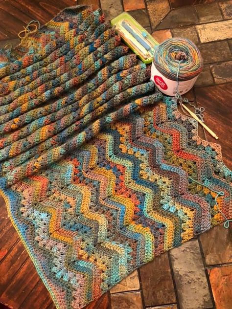 Zig Zag Crochet, Crochet Throw Pattern, Crochet Blanket Pattern Easy, Crochet Afghan Patterns Free, Crochet Afgans, Easy Crochet Blanket, Crochet Blanket Designs, Crochet Quilt, Haken Baby