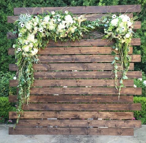 Jay D'Event Stylist By:arncamugao design.. Palette Photo Backdrop, Wedding Wood Backdrop, Pallet Backdrop Wedding, Wood Wedding Backdrop, Rustic Photo Backdrop, Pallet Photo Backdrop, Wood Photo Backdrop, Wedding Decorations Ceremony, Pallet Backdrop