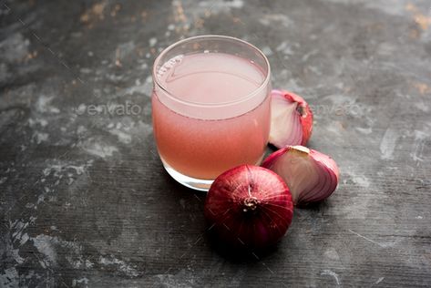 Onion Juice by stockimagefactory. Medicinal Onion juice /syrup or extract in a glass with raw onions. selective focus #Sponsored #Medicinal, #juice, #syrup, #Onion Substitute For Onion, Garlic For Hair Growth, Hair Fall Control Tips, Regrow Eyebrows, Onion Juice For Hair, Getting Rid Of Dandruff, Onion Juice, How To Grow Eyebrows, Home Remedies For Hair