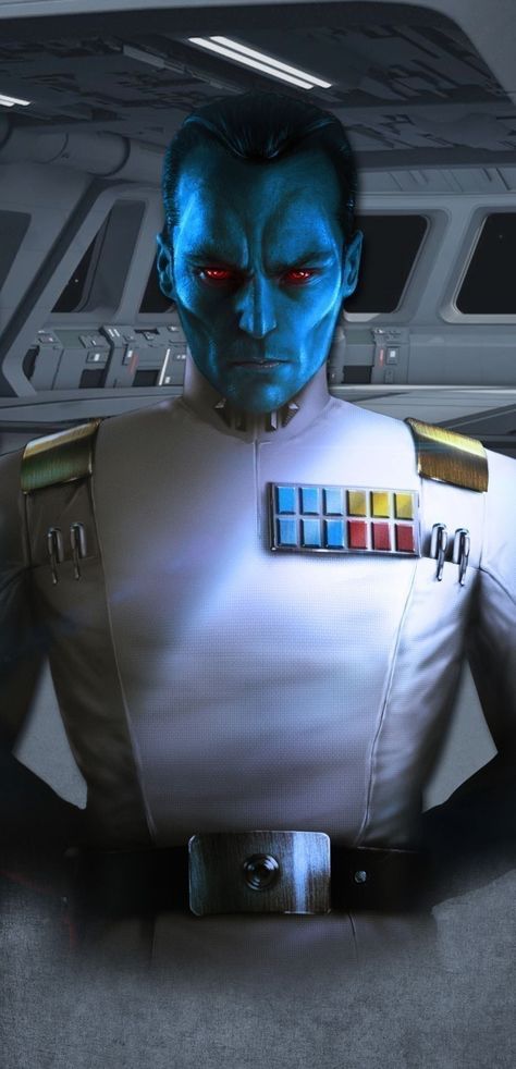 Thrawn Star Wars, Vader Wallpaper, Chiss Ascendancy, Admiral Thrawn, Imperial Officer, Star Wars Villains, Star Wars Planets, Grand Admiral Thrawn, Star Wars Background