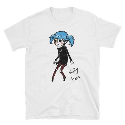 Sally face Sanity’s fall larry t shirt Sally Face, One By One, Direct To Garment Printer, Shirt Style, Technology, T Shirts, Mens Graphic Tshirt, Mens Tshirts, Mens Tops