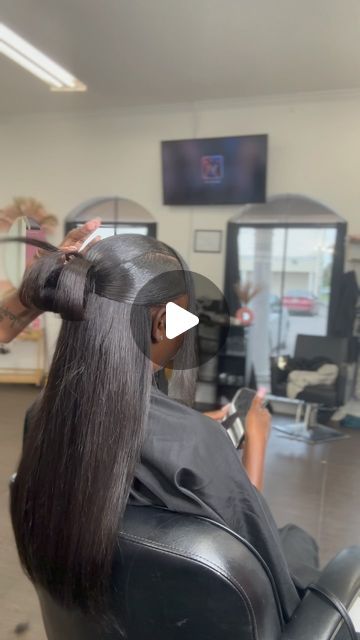 Ur Girl Fave Stylist💕 on Instagram: "How did I do ladies ? 
Watch me do this “Half-up/Half-down Quickweave” ❤️ 

#quickweave #halfuphalfdownhairstyle #hairstylist #hairtutorial #hairideas #hairinspiration #hairislife #naturalhair #voiceofhair #lafayettehairstylist #batonrougehairstylist #louisianahairstylist" Half Up Half Down Hair Black Women Body Wave, Quick Weave Half Up Half Down With Bangs, Half Up Half Down Hair Black Women Bang, Straight Half Up Half Down Quick Weave, Half Up Half Down Hair Black Women Quick Weave, Half Up Half Down With Bun, Half Up Half Down With Side Bang, Half Up Half Down Clip Ins, Half Up Half Down Quick Weave