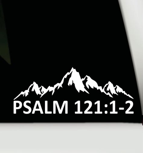 Excited to share this item from my #etsy shop: Christian bumper sticker decal | Psalm 121 bumper sticker | Psalm Bible verse car sticker | Christian sticker Psalm 121 1 2, Christian Car Decals, Psalm 121, Christian Stickers, Htv Vinyl, Car Sticker, Bumper Sticker, Figure It Out, Color Chart