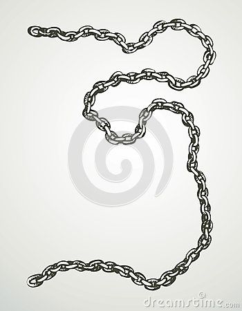 Chain Link Illustration, Chains Drawing Reference, Chain Drawing Reference, Drawing Chains, Chains Reference, Chain Sketch, Chains Breaking, Chain Illustration, Chain Vector