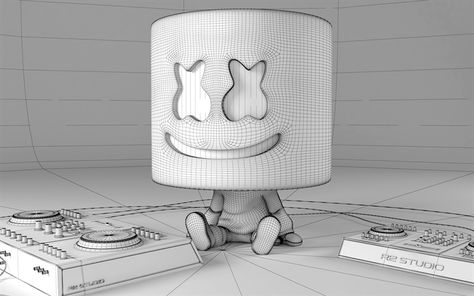 Descargar fondos de pantalla Marshmello, arte 3d, DJ, creativo, superestrellas, DJ Marshmello Marshmallow Pictures, Marshmello Dj, Deadpool Pikachu, Walker Wallpaper, Dj Marshmello, Dj Art, Supreme Wallpaper, Music Backgrounds, Background Images Wallpapers