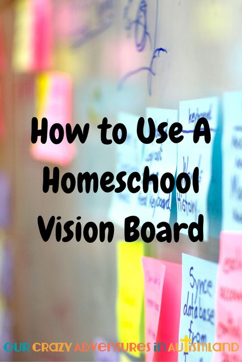 Homeschool Vision Board | Our Crazy Adventures In Autismland Crazy Adventures, Family Unity, Life Encouragement, Homeschooling Tips, Homeschool Board, Homeschooling Resources, Bulletin Board Borders, Homeschool Tips, Montessori Ideas