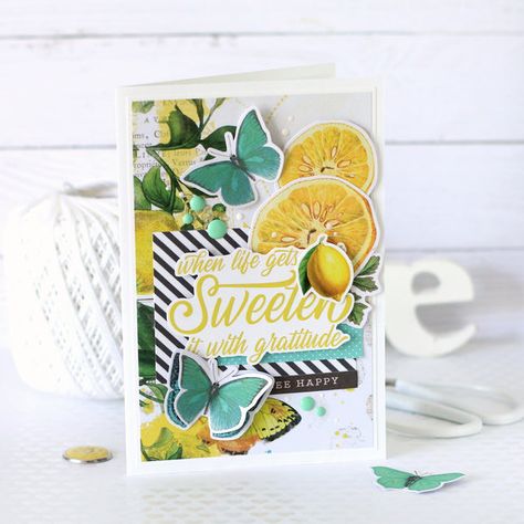 Cool Card Ideas, Baking Spirits Bright, Creative Card Ideas, The Greetery, Lemon Twist, Simple Scrapbook, Creative Card, Tag Ideas, All Occasion Cards