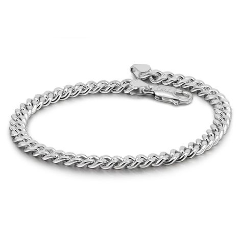 PRICES MAY VARY. AN IMMEDIATE ENTRY TO A STANDARD OF CLASS AND ELEGANCE: Authentic Italian Handmade Made 925 Sterling Silver SOLID Miami Cuban Bracelet for Men & Women. perfect shine. A SENSATIONAL SHINE WITH ROCK SOLID DURABILITY- A Life Time Vibrant Shine. Solid Heavy Duty Links that Will Never Bend Out Of Shape. Meant for daily wear, Modern and elegant with both casual and formal outfits, solo for an everyday polished look or stack with other chains for a fashion statement to Increase Eleganc Chain Bracelet Men, Silver Cuban Link Chain, Mens Chain Bracelet, Link Chain Bracelet, Cuff Jewelry, Sterling Bracelets, Bracelet Men, Rock Punk, Unisex Bracelets