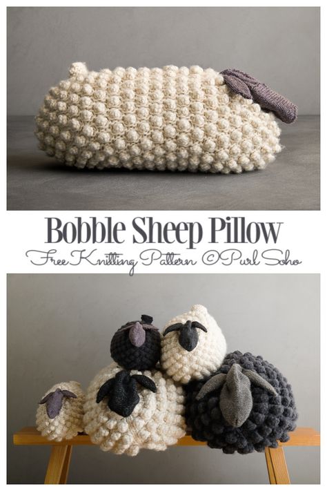 Knit Sheep Pillow Free Knitting Patterns & Paid - Knitting Pattern Sheep Knitting Pattern Free, Swedish Gnomes, Sheep Knitting Pattern, Sheep Pillow, Springtime Crafts, Small Knitting Projects, Sheep Crafts, Knitted Toys Free Patterns, Crochet Sheep