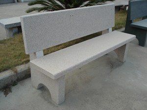 Concrete Garden Bench, Cement Bench, Marble Bench, Granite Memorial, Park Benches, Gray Granite, Outdoor Garden Bench, Cement Garden, Memorial Benches