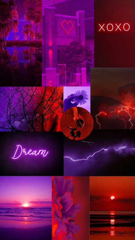 Lavender And Red Aesthetic, Blue Purple Pink Red Aesthetic, Red Purple Aesthetic Wallpaper, Purple And Red Wallpaper Aesthetic, Red Blue Purple Aesthetic, Dark Purple And Red Aesthetic, Red And Purple Aesthetic Wallpaper, Red And Violet Aesthetic, Red Violet Aesthetic