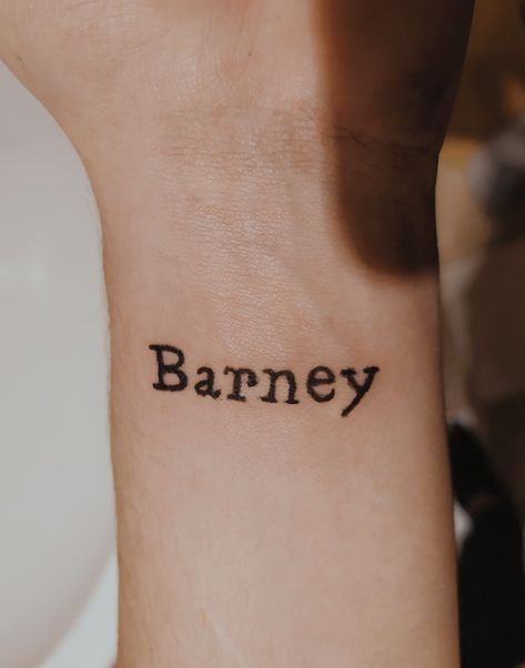 Barney Tattoo, Font Tattoo, Typewriter Font, Tattoo Font, Tattoo Fonts, Typewriter, Tattoo Quotes, Tattoo Ideas, Tattoos