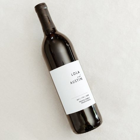 $7.25 | Modern Minimalist Wedding Wine Label #simplistic white black calligraphy font, minimal abstract bohemian chic script, formal contemporary typography ss012, elegant engagement party, boho bridal shower, minimalist bachelorette party, simple wedding table decor, luxury destination wedding, modern bridesmaid proposal, unique wedding wine sticker Bridesmaid Proposal Unique, Simple Wedding Table Decor, Modern Bridesmaid Proposal, Minimalist Bachelorette Party, Classy Boho Wedding, Bridal Shower Minimalist, Minimalist Bachelorette, Elegant Engagement Party, Contemporary Typography