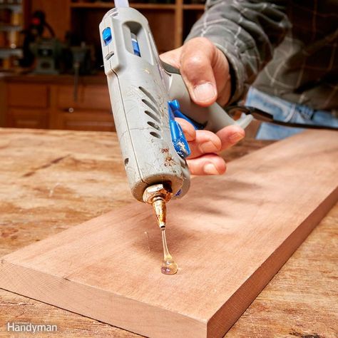 19 of Our Favorite Hot Glue Hacks Woodworking School, Woodworking Logo, Lathe Projects, Easy Wood Projects, Bench Plans, Learn Woodworking, Woodworking Projects That Sell, Cool Woodworking Projects, Woodworking Videos