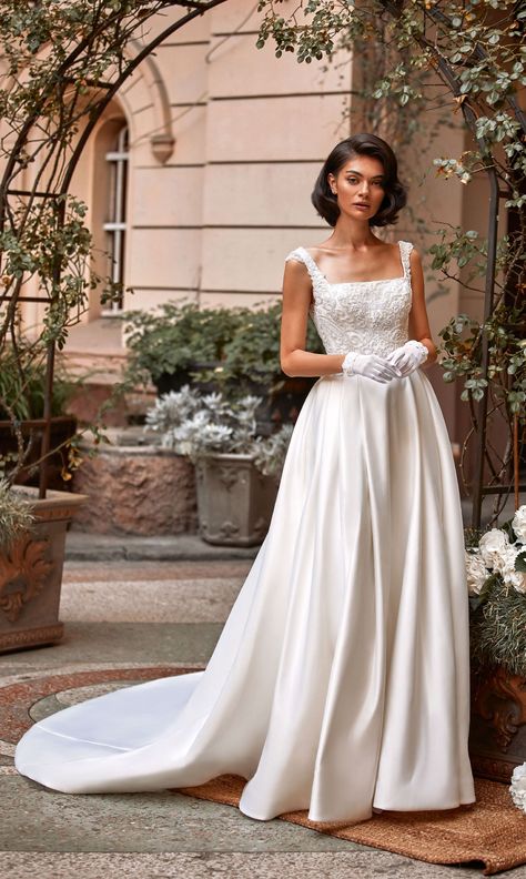 Satin Wedding Dress