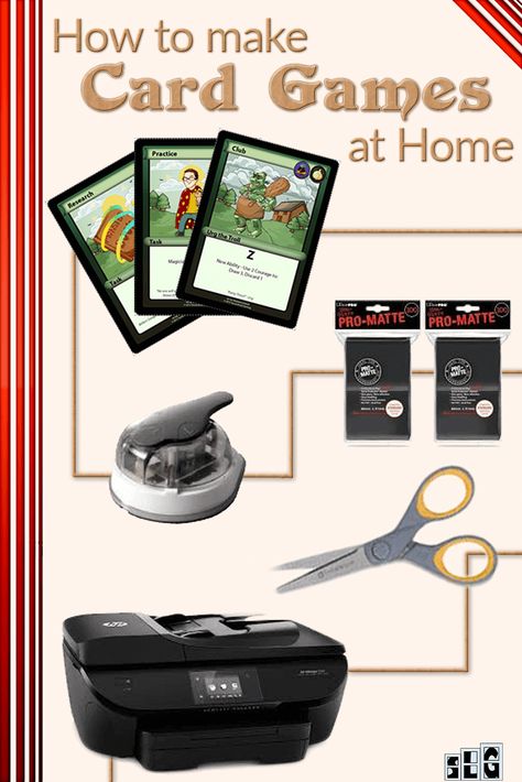 Learn how to make Card Games at home. I love doing this for the first round of playtesting so I can change what's broken instantly. via @MakeYourGameSLG How To Make Playing Cards, Board Game Design Templates, Game Card Design Ideas, Diy Card Games, Board Game Design Ideas, Card Game Design Ideas, Card Games Design, Diy Trading Cards, Trading Cards Design