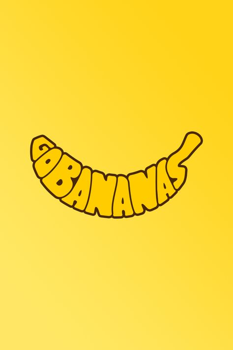 Banana Packaging, Clan Ideas, Banana Logo, Banana Illustration, Banana Graphic, Typographic Illustration, Banana Design, Cartoon Banana, Banana Pie