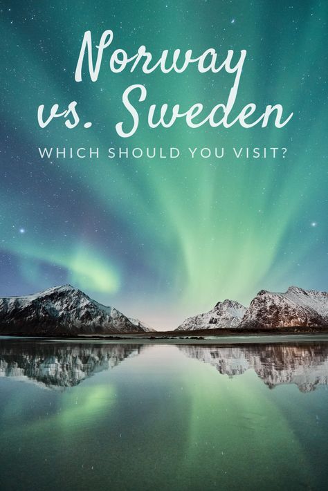 Not sure which Scandinavian country to visit? This ultimate Norway vs Sweden showdown compares the two destinations to help you decide! Winter Cruise, Country To Visit, Scandinavian Country, Norway Cruise, Norway Nature, Beautiful Norway, Stockholm City, Scandinavian Countries, Mountain Travel