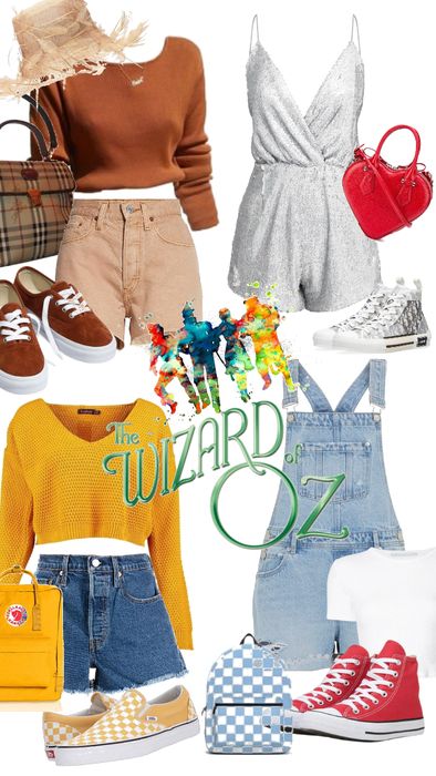 Wizard Of Oz Inspired Outfits, Wizard Of Oz Aesthetic, Scarecrow Outfits, Oz Aesthetic, The Wizard Of Oz, The Wizard, Outfit Shoplook, Inspired Outfits, The Wiz