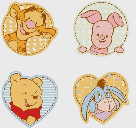 Winnie the Pooh Bebé: Imprimibles Gratis para Fiestas. Winnie The Pooh Stickers, Pooh Stickers, Pooh Bebe, Winnie The Pooh Drawing, Winnie The Pooh And Friends, Winnie The Pooh Themes, Pooh And Friends, Disney Baby Shower, Winnie The Pooh Birthday