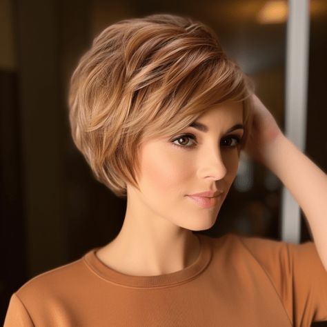 Kort Bob, Short Hair Pixie Cuts, Bob Haircut For Fine Hair, Short Hair Trends, Messy Short Hair, Short Hairstyles For Thick Hair, Short Layered Haircuts, Short Bob Haircuts, Short Hairstyle