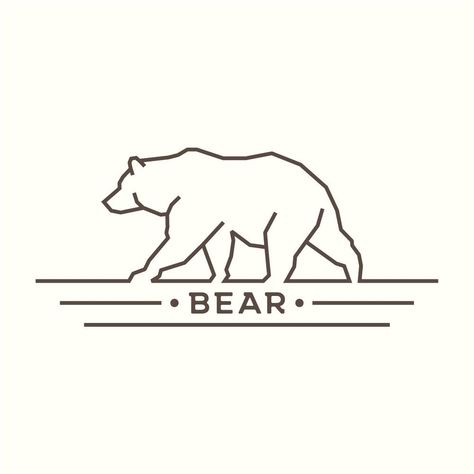 🐻🖊️ Add a roar of creativity to your projects with this enchanting Bear Line Drawing vector! It's perfect for nature-inspired designs or wildlife themes. 🌲🌟 Click the image, download it for FREE, and let your ideas stand tall. Let's explore the wild side of design, shall we? 🚀👇🐻🎨 Grizzly Bear Outline, Bear Drawing Tattoo, Bear Head Drawing, Bear Line Drawing, Bear Line Art, Bear Outline, Line Doodles, Bear Vector, Bear Tattoos