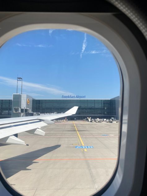 airplane window, airport, solo travel, aesthetic Frankfort Germany Airport, Frankfurt Germany Fake Story, Frankfurt Germany Airport, Frankfort Germany, Plane Photos, Frankfurt Airport, Toronto Travel, Good Night Flowers, Travel Pictures Poses