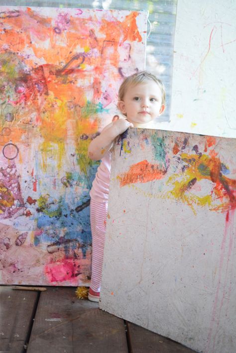 Toddler Masterpiece Canvas Art Toddler Painting Ideas On Canvas, Toddler Canvas Painting Ideas, Large Canvas Toddler Art, Kids Canvas Painting Ideas, Toddler Canvas Art, Week Of Young Child Art, Kids Canvas Art Ideas, Toddler Painting Ideas, Painting With Toddlers