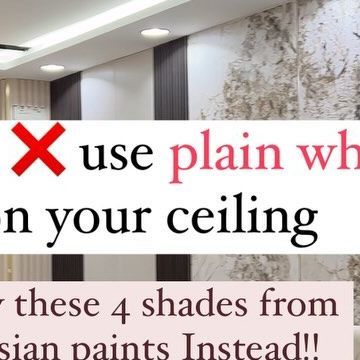 Cyrus Atelier on Instagram: "Try these Asian paints @asianpaints colours on your ceiling !! Follow @architect_shalinth for more such content!! #paint #wallpainting #asianpaints #falseceiling #ceilingpainting #design #interiordesign #architecture #paintprotection #painting🎨 #wallcolor #colorideas #chennaiinteriors" Ceiling Colours Paint, False Ceiling Colour Ideas, False Ceiling Colour, Ceiling Color Ideas, Asian Paints Wall Designs, Asian Paints Colour Shades, Asian Paints Colours, Ceiling Paint Colors, False Ceiling Living Room