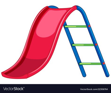 Slide Illustration Playground, Slide Playground, Cartoon Slide, Playground Slide, Red Slides, Teacher Classroom Decorations, Les Sons, Flashcards For Kids, Black Love Art