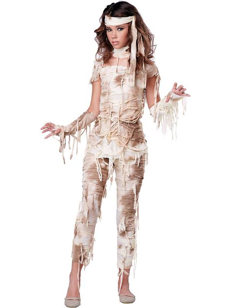 Girls Vampire Costume, Costumes For Teenage Girl, Mummy Costume, Teen Halloween, Girls Halloween Outfits, Horror Costume, California Costumes, Scary Halloween Costume, Head Tie