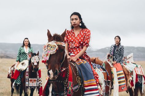 Bethany Yellowtail, Vintage Cowgirl Aesthetic, Native Beauty, Native American Dress, Kamijo, Native Pride, Classic Blouse, American Dress, Clothes Organization Diy