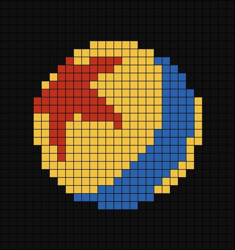 A pixel art template of the Pixar ball. Pixar Pixel Art, Grid Paper Art, Disney Pixel Art, Pixar Ball, Minecraft Pattern, Graph Crochet, Easy Pixel Art, Pixel Art Templates, Pixel Drawing