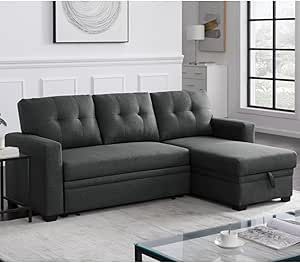 Sleeper Sectional Sofa, Corner Couch, Sectional Sofa With Chaise, Storage Chaise, Sectional Sleeper Sofa, Sleeper Sectional, Sofa Bed With Storage, Sofa Storage, Inspire Me Home Decor