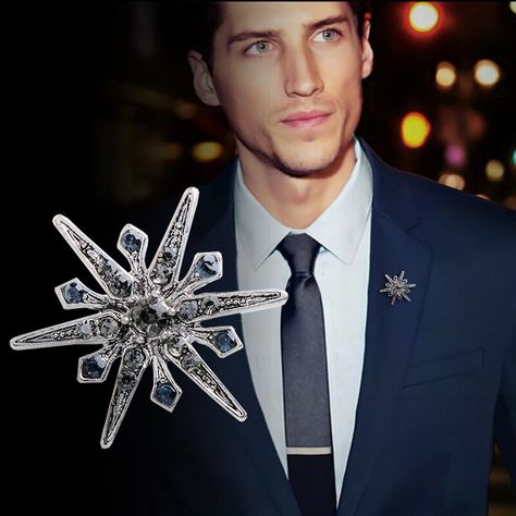 Cheap Brooches, Buy Quality Jewelry & Accessories Directly from China Suppliers:Korean Metal Star Brooch Pin Crystal Lapel Pin Men's Suit Shirt Corsage Badge Dress Collar Luxury Jewelry for Women Accessories Enjoy ✓Free Shipping Worldwide! ✓Limited Time Sale ✓Easy Return. Highlights For Men, Men's Brooch, Lapel Pins Mens, Brooch Men, Men Suit, Advertising And Promotion, Metal Stars, Suit Shirts, Suit Accessories