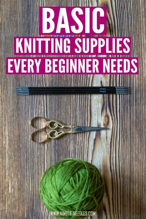 Knitting Supplies For Beginners, Knitting Needles Sizes Chart, Knitting For Beginners & Crochet Tools, Best Crochet Kits For Beginners On Amazon, How To Knit For Beginners Cast On, Crochet Hack, Knitting Project Bag, Knitting Tools, Knitting Needles Sizes