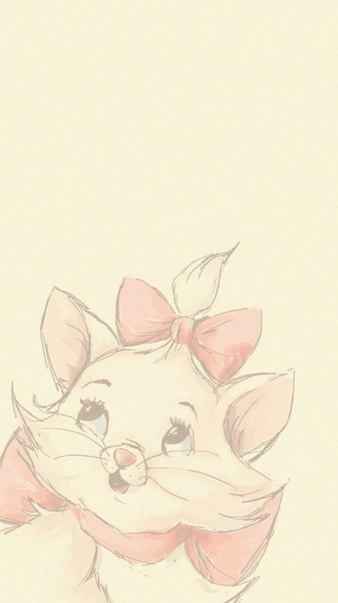 Marie Cat, Paparazzi Photos, Iphone Wallpaper Themes, Pinturas Disney, Cute Disney Wallpaper, Dessin Adorable, Cute Patterns Wallpaper, Pretty Wallpaper Iphone, Arte Fantasy