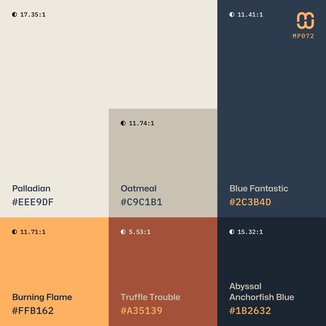 Flyer Color Palette, Artsy Color Palette, Website Colour Palette Inspiration, Color Harmonies, Website Color Schemes, Flat Color Palette, Website Color Palette, Color Design Inspiration, Orange Color Palettes