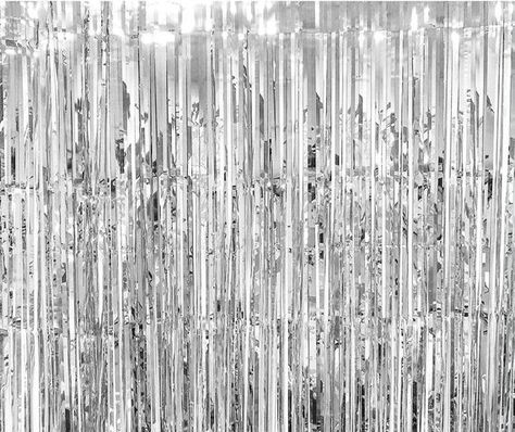 Party Curtain Foil Silver Fringe Curtains Photo Backdrop Metallic Foil Fringe Curtain for Birthday W Streamer Party Decorations, Foil Curtain, Party Photo Backdrop, Photo Backdrop Wedding, Gold Door, Party Streamers, Fringe Backdrops, Curtain Backdrops, Curtain Fringe