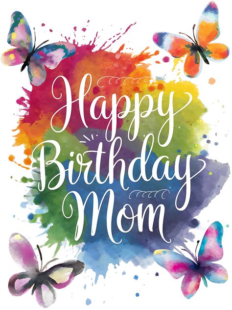 Free Happy Birthday Mom Watercolor Happy Birthday Momma From Daughter, Happy Birthday Mommy From Daughter, Happy Birthday Momma, Happy Birthday Mom Funny, Happy Birthday Mom From Daughter, Mom Watercolor, Happy Birthday Mama, Birthday Wishes For Mom, Happy Birthday Mother