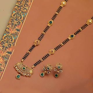 Mangalsutra necklace Mangalsutra With Earrings Gold, Tanishq Jewellery, Bride Collection, Mangal Sutra, Rani Haar, Black Beads Mangalsutra, Black Beads Mangalsutra Design, Bangles Gold, Gold Mangalsutra Designs