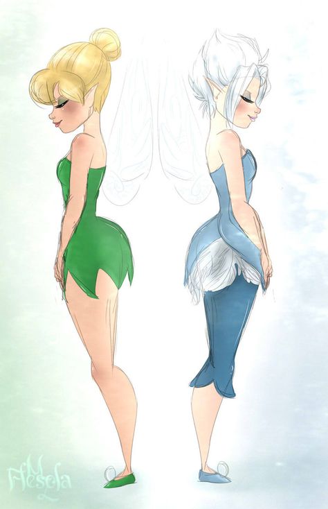 Tink & Periwinkle Sister Tats, Tinker Bell Tattoo, Halloween Customs, Secret Of The Wings, Sister Costumes, Tinkerbell Cake, Tinkerbell And Friends, Pocket Princesses, Tinkerbell Disney