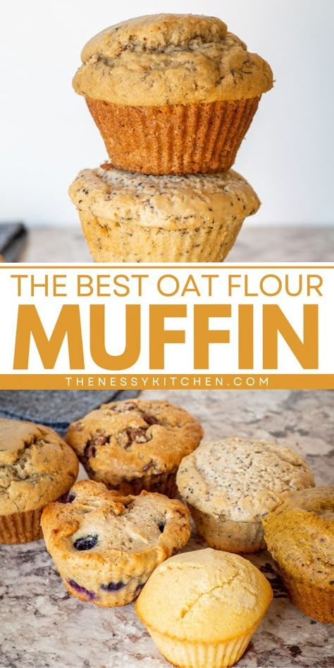 A roundup of quick back to school breakfasts on the go like banana muffins, chocolate chip muffins, blueberry muffins, and more! These easy back to school recipes are gluten-free muffins with oat flour. Wholesome and delicious, these are the BEST oat flour muffins! Banana Muffins Chocolate Chip, Banana Muffins Chocolate, Muffins With Oat Flour, Oat Flour Blueberry Muffins, Oat Flour Banana Muffins, Muffins Chocolate Chip, Breakfasts On The Go, Oat Flour Muffins, Back To School Recipes