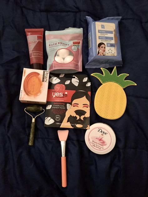 Dollar Tree Self Care Finds, Dollar Tree Self Care, Charcoal Paper, Care Basket, Tree Soap, Dove Beauty, Dollar Tree Finds, Walmart Finds, Paper Mask