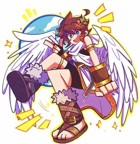 Pit Kid Icarus, Dark Pit Kid Icarus, Icarus Game, Kid Icarus Uprising, Kid Icarus, Nintendo Characters, Smash Brothers, Super Smash Brothers, Video Game Characters