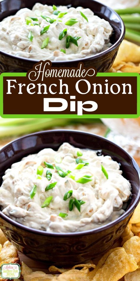 Homemade French Onion Dip Dip In Crockpot, French Onion Dip Recipe, Keto Beginner, Homemade French Onion Dip, Onion Dip Recipe, Keto Appetizers, Beginner Recipes, French Onion Dip, Savory Herb