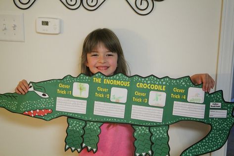 Spark and All: The Enormous Crocodile Roald Dahl Activities, World Book Day Outfits, Talk 4 Writing, The Enormous Crocodile, Crocodile Craft, Roald Dahl Day, World Book Day Costumes, Teacher Costumes, Class Displays