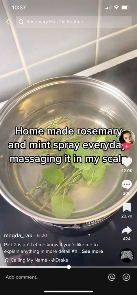 Rosemary Mint Hair Growth Spray, Rosemary Oil For Hair, Mint Water, Hair Growth Spray, Mint Hair, Rosemary Mint, For Hair Growth, Hair Oil, For Hair