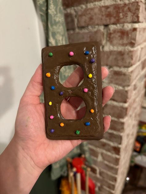 Add some fun to your home with these cosmic brownie lightswitch or outlet covers! Diy Outlet Covers, Light Switch Covers Diy, Dorm Room Crafts, Cosmic Brownies, Outlet Plug, Pastel Home Decor, Switch Socket, Room Redesign, Bedroom Crafts